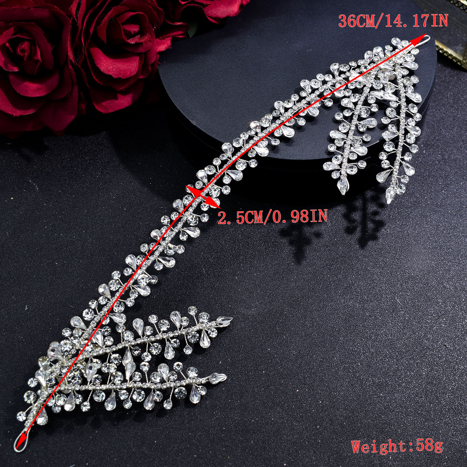 Bridal Fascinators Crowns Rhinestone Crystals Masquerade Wedding Crowns Headband Hair Accessories Party Baroque Handmade chic Engagement Prom Middle E