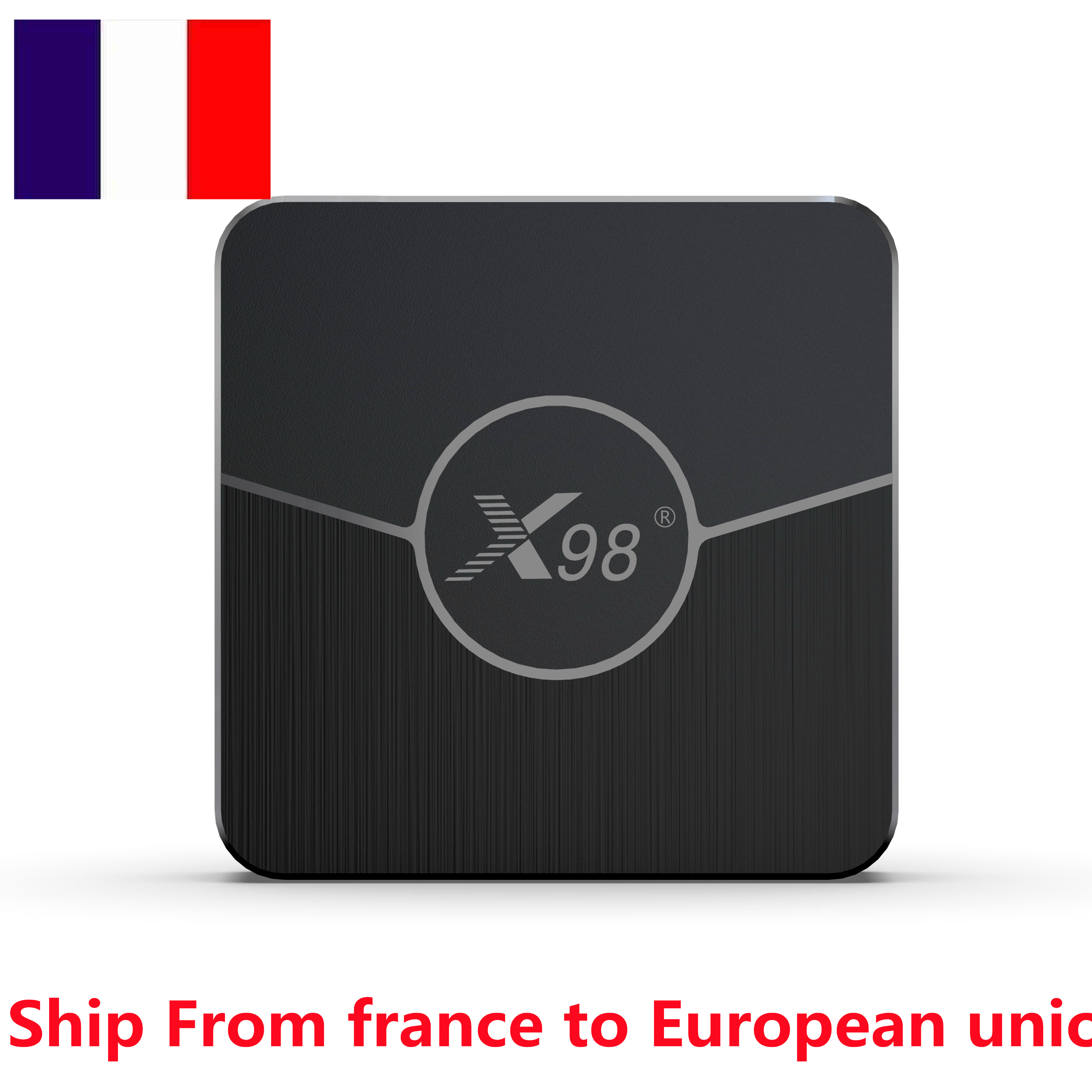 France has stock X98 Plus Amlogic S905W2 TV Box Android 11 Quad Core 4G 32G 2.4G&5G Dual Wifi BT 100M 4K Smart Media Player tx3mini plus