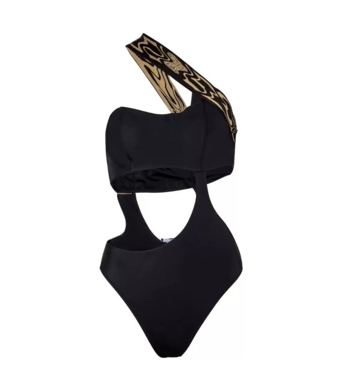 Charm Women Swimwear Beach Bikini Gold Print Womens Swimsuit Bikinis One Shoulder Ladies Bathing Suit, 13#
Charm Women Swimwear Beach Bikini Gold Print Womens Swimsuit Bikinis One Shoulder Ladies Bathing Suit, 13#