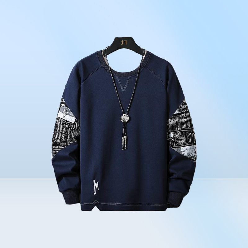 Men039s Hoodies Sweatshirts SingleRoad Crewneck Sweatshirt Men Orange Patchwork Oversized Japanese Streetwear Hip Hop Ho