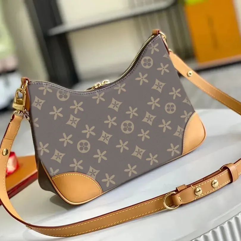 Hot BOULOGNE M45831 M45832 leather shoulder bag women crossbody bags designer handbag purse wallet with chain