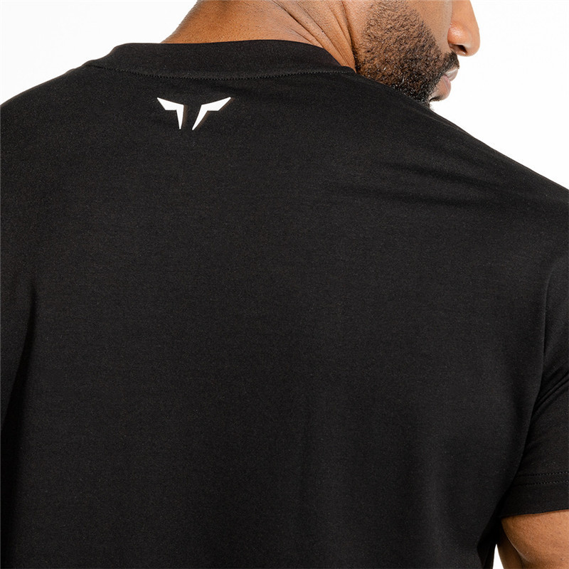 Men's T-Shirts Summer Men's Fitness Cotton T-shirt Fitness Men's Fitness Men's Fitness Men's Breathable Shirt Fashion Tight T