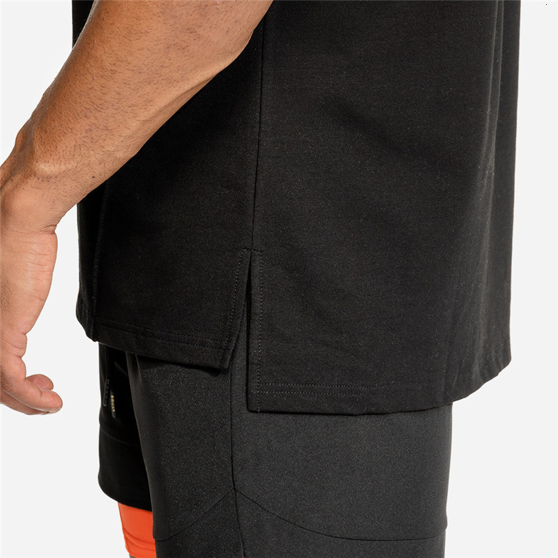 Men's T-Shirts Summer Men's Fitness Cotton T-shirt Fitness Men's Fitness Men's Fitness Men's Breathable Shirt Fashion Tight T