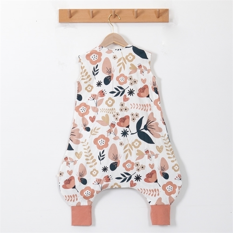 Sleeping Bags Baby 2832 Summer Cool Vest Kids Sleep Sack Boys Girls 100% Cotton Breathable Anti Tipi 230331