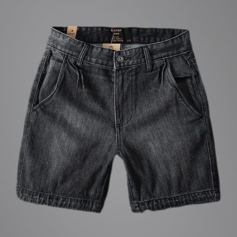 Men's Shorts Men's Fashion Lightweight Street Clothing Denim Fashion Relaxation Shorts Bermuda Shorts Men's Cotton Fiber Jeans Shorts A