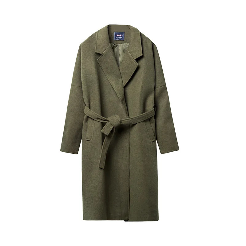 Men's Wool Blends Korean Trend Jackets Loose Casual Singlebreasted Overcoat Autumn Winter Fashion Long Sleeve Woolen Coat 4XL 231102Z