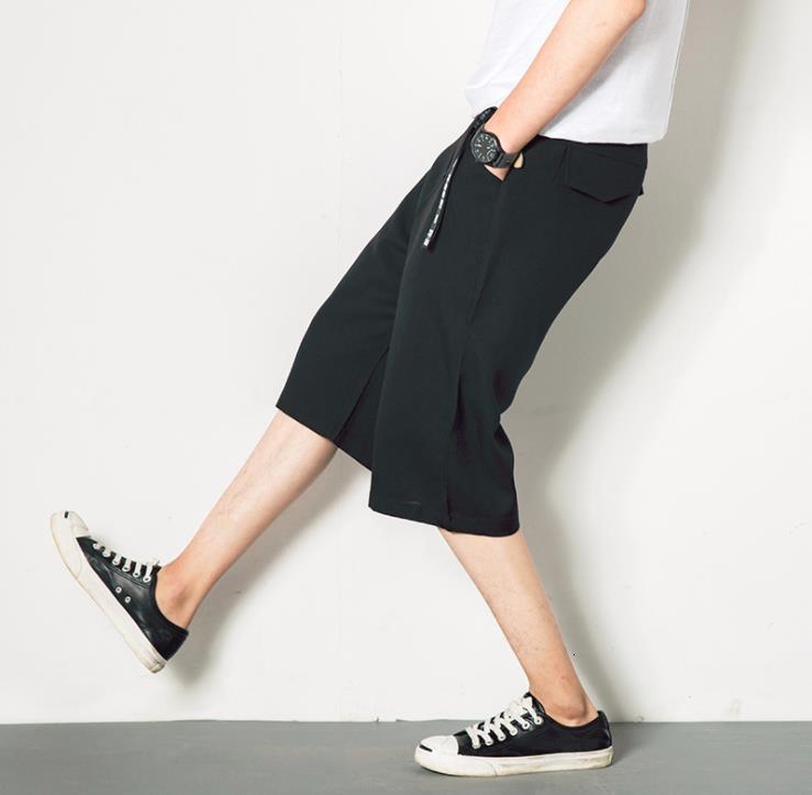 Men's Shorts Summer Casual Men's Knee Length Shorts Loose Jogger Shorts High Quality Men's Beach Japanese Hougong Pants 230403