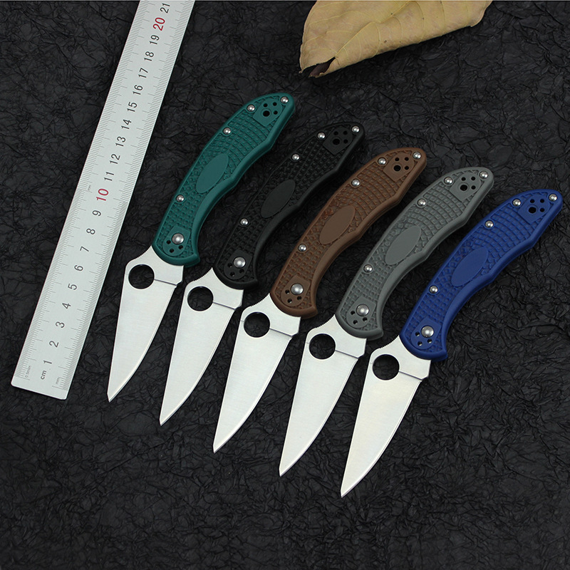 VG-10 C11 Automatic Folding Knife 2.5 58-60 HRC Cobalt Black Plain Blade Blue Green Handles Outdoor Camping Knife
VG-10 C11 Automatic Folding Knife 2.5 58-60 HRC Cobalt Black Plain Blade Blue Green Handles Outdoor Camping Knife