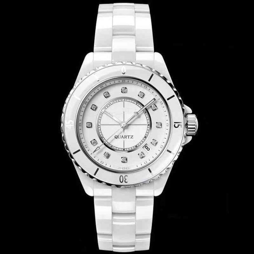 New Men's Women Watch Luxury Couple Wristwatch Lover Sports Black White Ceramic330P, 33mm
New Men's Women Watch Luxury Couple Wristwatch Lover Sports Black White Ceramic330P, 33mm