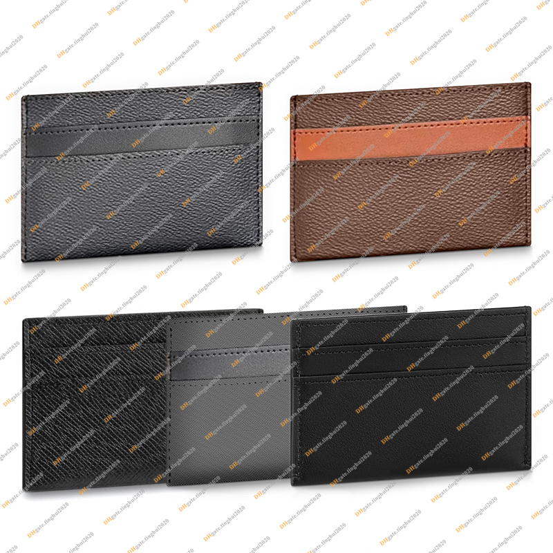 Unisex Fashion Designer Luxury Porte Cartes Double Card Holders Coin Purse Wallet Key Pouch Credit Card Holder TOP Mirror Quality M62170 M32730 Business, Black grid / with dust bag & box
Unisex Fashion Designer Luxury Porte Cartes Double Card Holders Coin Purse Wallet Key Pouch Credit Card Holder TOP Mirror Quality M62170 M32730 Business, Black grid / with dust bag & box