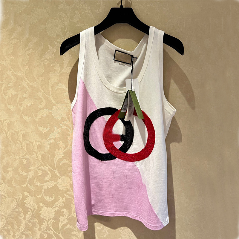 Designer Tank Top Women T shirt Print Cotton Women Tops Sequins Crop Top Women Designer Clothes Woman tshirt Female, White
Designer Tank Top Women T shirt Print Cotton Women Tops Sequins Crop Top Women Designer Clothes Woman tshirt Female, White