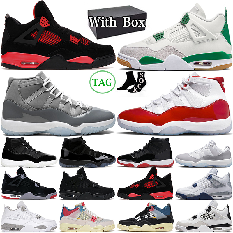 With Box 4 4s Basketball Shoes Pine Green Military Black Cat Bred Sapphire 11 Cement Grey Cherry Cool Grey 11s men women trainers outdoor sports sneakers, 4s military black
With Box 4 4s Basketball Shoes Pine Green Military Black Cat Bred Sapphire 11 Cement Grey Cherry Cool Grey 11s men women trainers outdoor sports sneakers, 4s military black