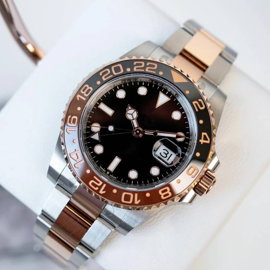 Men's Watch GMT II--126710 40mm Ceramic Watch Ring Luxury Men's Mechanical Automatic Movement 3235 Wrist Watch, Polishing cloth
Men's Watch GMT II--126710 40mm Ceramic Watch Ring Luxury Men's Mechanical Automatic Movement 3235 Wrist Watch, Polishing cloth