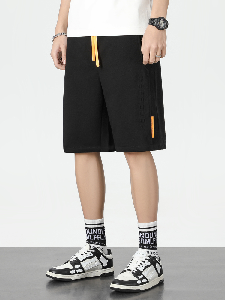 Men's Shorts Summer Pocket Sweatshirt Men's Hip Hop Street Clothing Loose Jogging Shorts Men's Straight Cotton Casual Shorts Plus Size 
