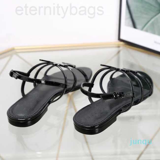arrival designer yslity New Flat sandals metal strip Black Patent Leather Women Tribute Real Leather Letter Sandals metal buckle women shoes, Black buckle
arrival designer yslity New Flat sandals metal strip Black Patent Leather Women Tribute Real Leather Letter Sandals metal buckle women shoes, Black buckle