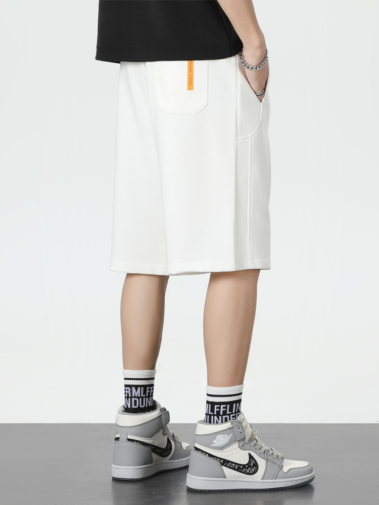 Men's Shorts Summer Pocket Sweatshirt Men's Hip Hop Street Clothing Loose Jogging Shorts Men's Straight Cotton Casual Shorts Plus Size 