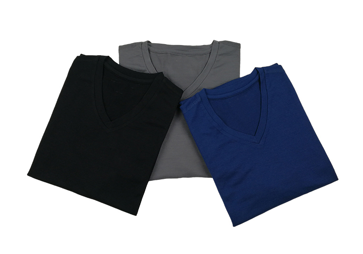 Men's T-Shirts Men's Merino Wool T-shirt 100% Merino Wool Bottom V-neck Technology T-shirt Men's Wool Shirt 160g Willow Breathable and 
