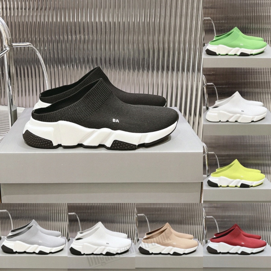 Designer Sock Speed Mule black knit slide slipper Trainer 1.0 Sneakers Luxury Women Men Fashion Socks Sneaker Platform Stretch Lace-up Balencia paris trainers 35-46
Designer Sock Speed Mule black knit slide slipper Trainer 1.0 Sneakers Luxury Women Men Fashion Socks Sneaker Platform Stretch Lace-up Balencia paris trainers 35-46