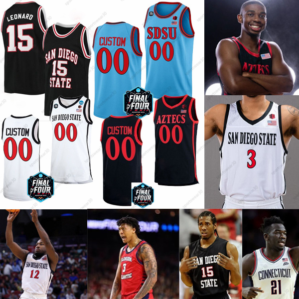 Kawhi Leonard 2023 Final Four Basketball Jersey Jalen McDaniels Malachi Flynn Jaedon LeDee Matt Bradley Nathan Mensah Custom Stitched San Diego State Aztecs Jersey
Kawhi Leonard 2023 Final Four Basketball Jersey Jalen McDaniels Malachi Flynn Jaedon LeDee Matt Bradley Nathan Mensah Custom Stitched San Diego State Aztecs Jersey