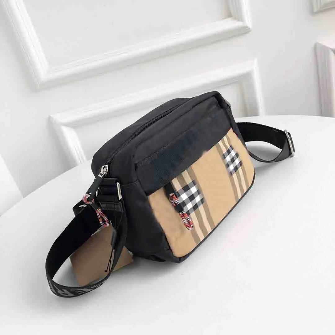 Luxury Cross Body Design Men's Fashion Sonny Vintage Waistpack Plaid Paddy Logo Printed Nylon Bag women Plaid Leather Oblique Backpack B19143
Luxury Cross Body Design Men's Fashion Sonny Vintage Waistpack Plaid Paddy Logo Printed Nylon Bag women Plaid Leather Oblique Backpack B19143