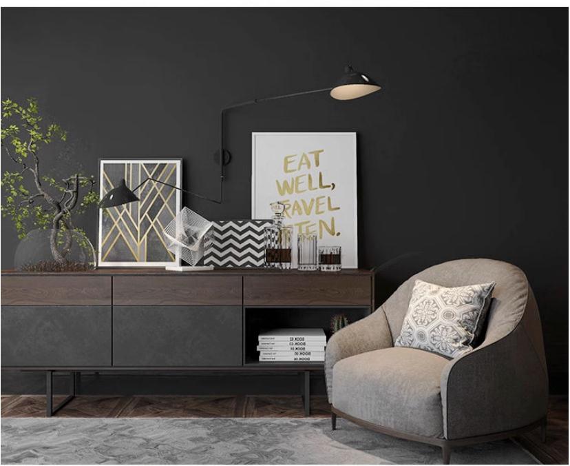 Light gray simple pure white wallpaper Bedroom living room hotel restaurant plain wallpaper roll wallpapers