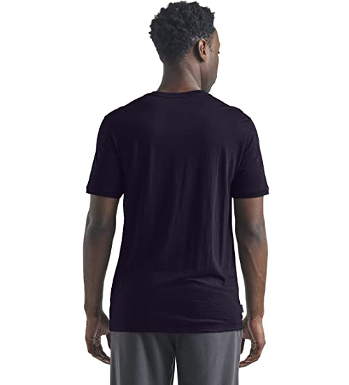 Men's T-Shirts 100% Merino Wool T-shirt Men's Short Sleeve Graphic Tee Crew Premium Merino Wool Underwear Lightweight Base Willow Breathable
