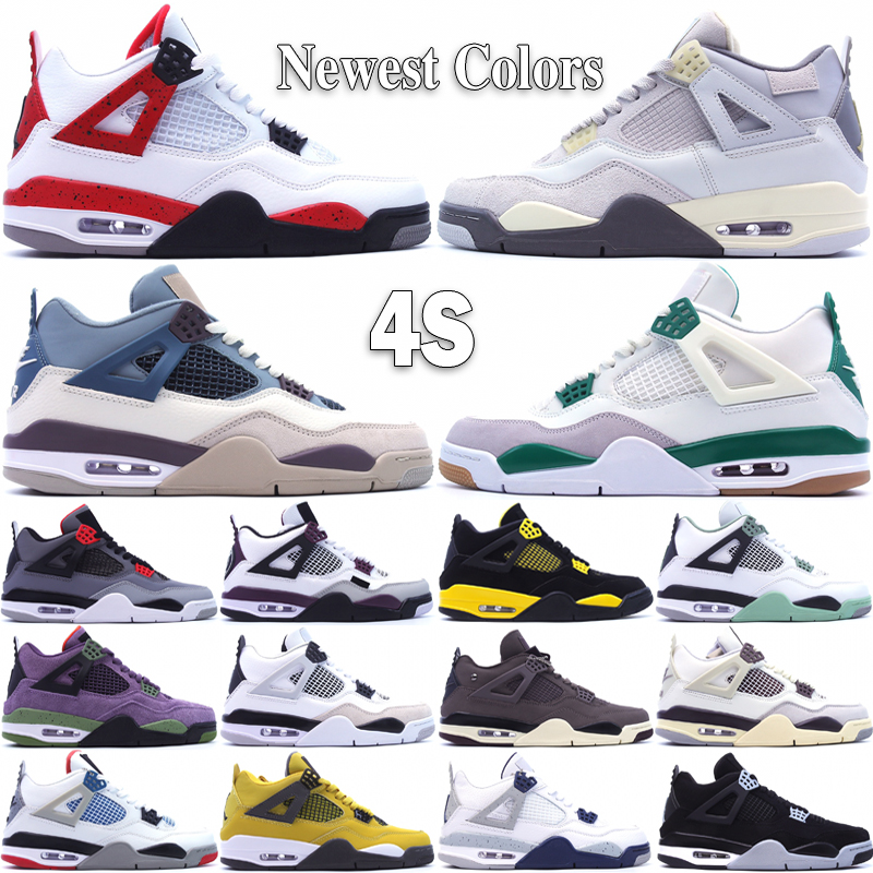 Top Jumpmans 4 4s Basketball Shoes For Men Women Sneakers SB Pine Green Red Cement Canyon Purple Violet Ore Messy Room Outdoor Trainers Size 36-47, #10
Top Jumpmans 4 4s Basketball Shoes For Men Women Sneakers SB Pine Green Red Cement Canyon Purple Violet Ore Messy Room Outdoor Trainers Size 36-47, #10