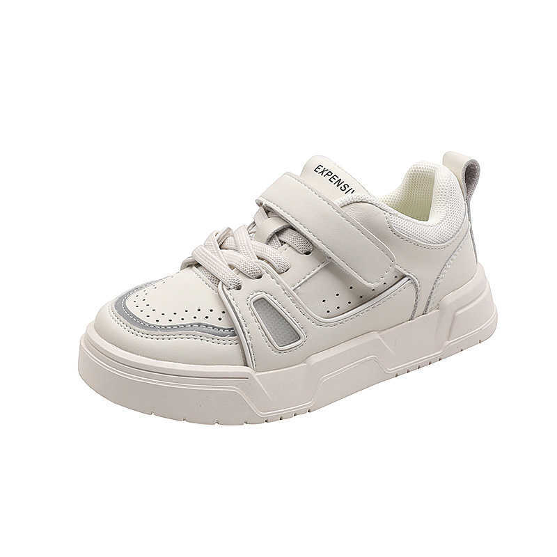Athletic Outdoor Spring New Children Board Simple Versatile Girls White Boys Casual Shoes C260130