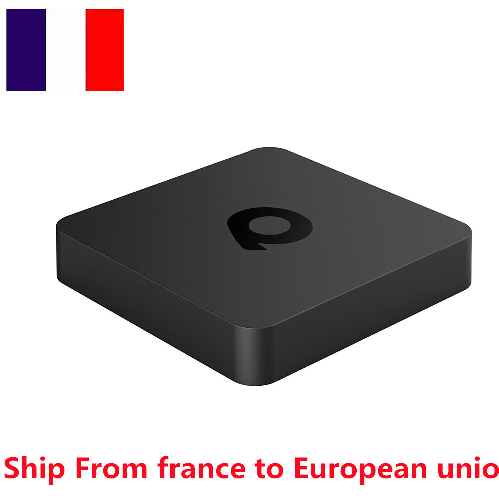 Ship From france ATV Q1 Smart TV Box Android 10 Allwinner H313 2GB 16GB Support Google Voice Dual 2G 8G Wifi BT 4K AndroidTV Set Top Box