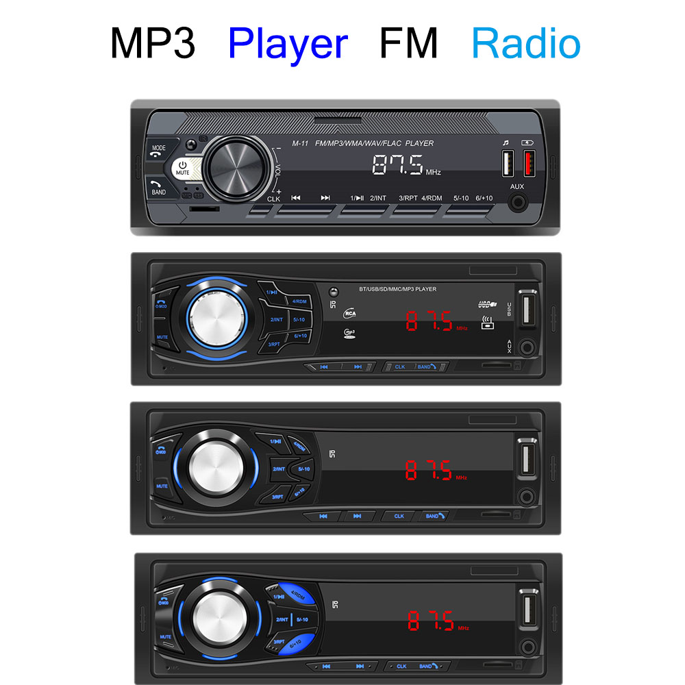 Car Bluetooth Stereo Audio Tools LED MP3 Player FM Radio Remote Control AUX FM Aux Multimedia Dual USB TF Can Charge For Phone
Car Bluetooth Stereo Audio Tools LED MP3 Player FM Radio Remote Control AUX FM Aux Multimedia Dual USB TF Can Charge For Phone