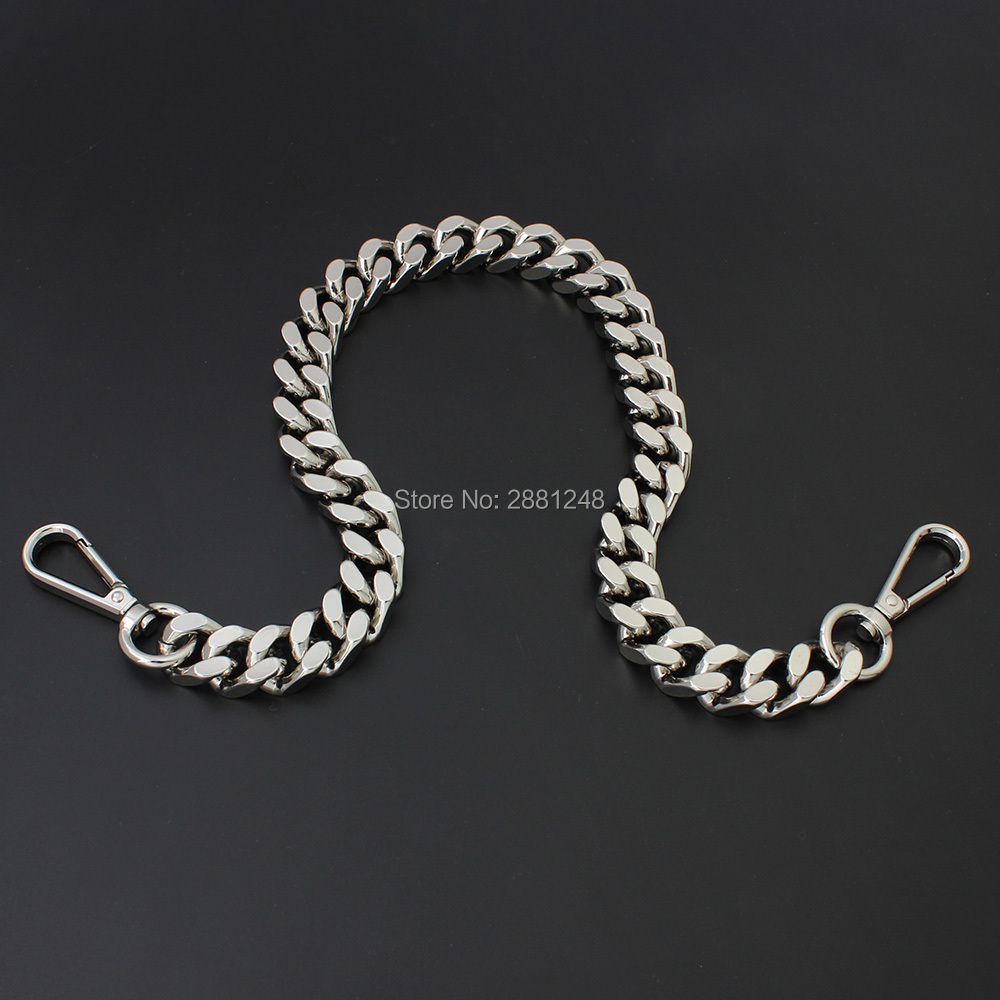 Bag Parts Accessories 1-5pcs 15mm Advanced Aluminum Make Chain Exceed Light Weight Bags Parts DIY Handles Accessory Handbag Straps Shoulder Bag Chains