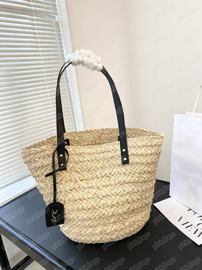 Luxury Womens Straw Handbag Designer Shoulder Bag Handbags Leather Mens Shopping Bag Crossbody Purse Tote Vegetable Basket Bag 2304033BF, Ys#black
Luxury Womens Straw Handbag Designer Shoulder Bag Handbags Leather Mens Shopping Bag Crossbody Purse Tote Vegetable Basket Bag 2304033BF, Ys#black