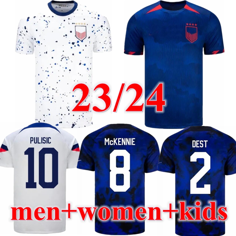22 23 24 PULISIC DEST McKENNIE world cup Soccer Jersey 2023 AARONSON MUSAH USA MORGAN RAPINOE WEAH America Football Shirt United States LAVELLE MEN KIDS SETS KITS, 23 24 home kids
22 23 24 PULISIC DEST McKENNIE world cup Soccer Jersey 2023 AARONSON MUSAH USA MORGAN RAPINOE WEAH America Football Shirt United States LAVELLE MEN KIDS SETS KITS, 23 24 home kids