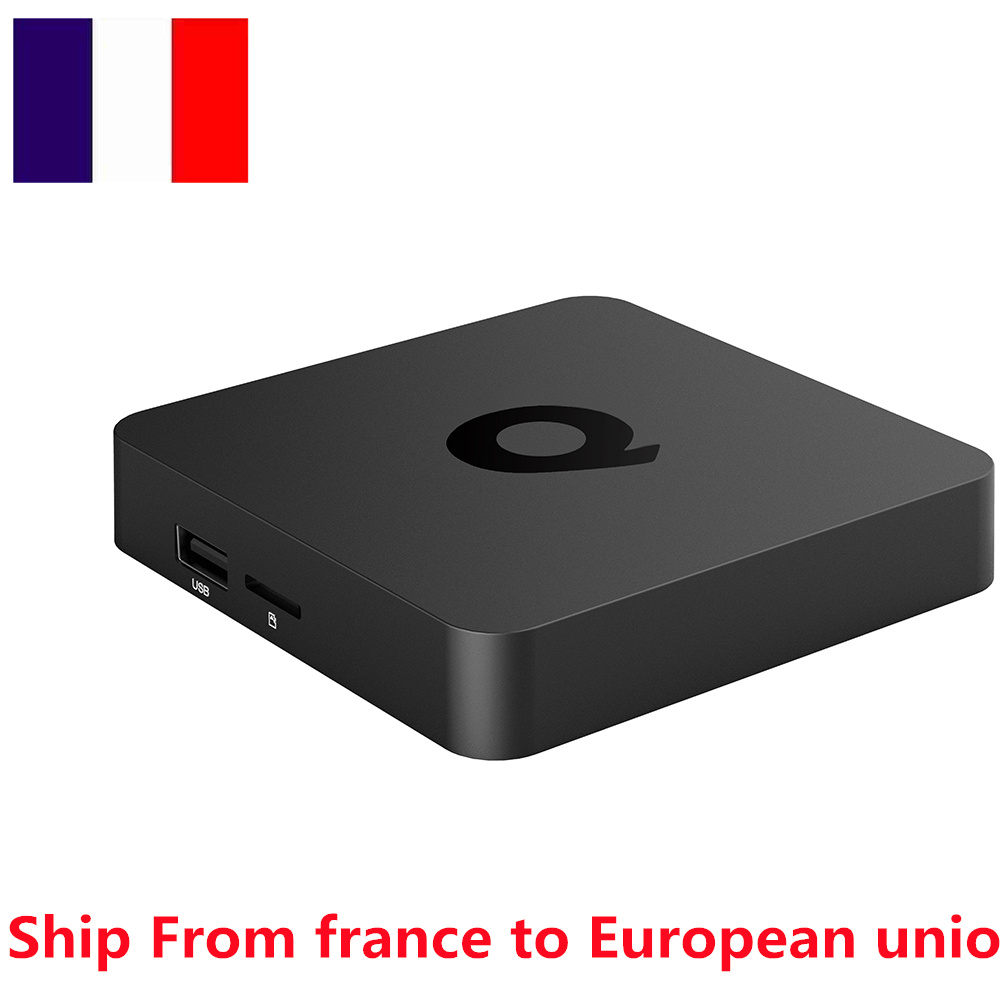 Ship From france ATV Q1 Smart TV Box Android 10 Allwinner H313 2GB 16GB Support Google Voice Dual 2G 8G Wifi BT 4K AndroidTV Set Top Box