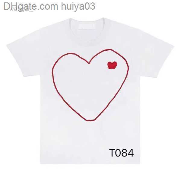 Men's T-shirts Play Designer Casual Women's Des Badge Garcons Quality Print Short Sleeve T-shirt Couple Hearts Tshirt Huiya03 10 5W6C, 11
Men's T-shirts Play Designer Casual Women's Des Badge Garcons Quality Print Short Sleeve T-shirt Couple Hearts Tshirt Huiya03 10 5W6C, 11