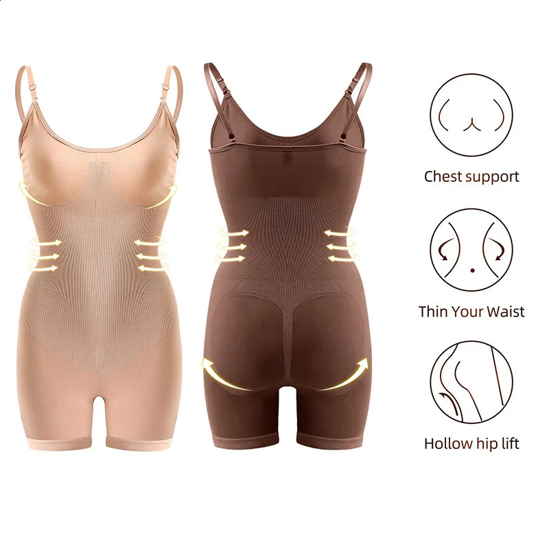 Waist Tummy Shaper Seamless Body Shaper Women Bodysuit Slimming Waist Trainer Shapewear Lingerie Trimmer Butt Lifter Corset Tummy Control Underwear 23