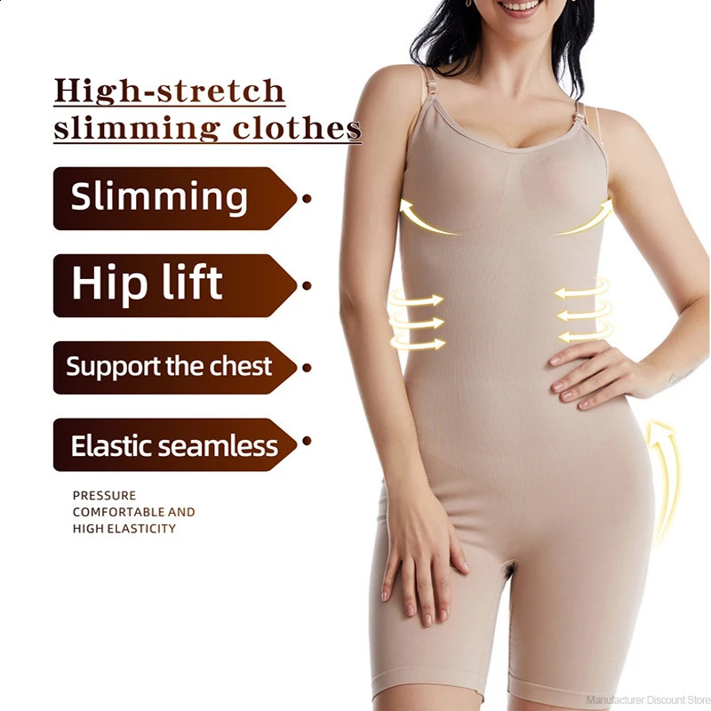 Waist Tummy Shaper Seamless Body Shaper Women Bodysuit Slimming Waist Trainer Shapewear Lingerie Trimmer Butt Lifter Corset Tummy Control Underwear 23