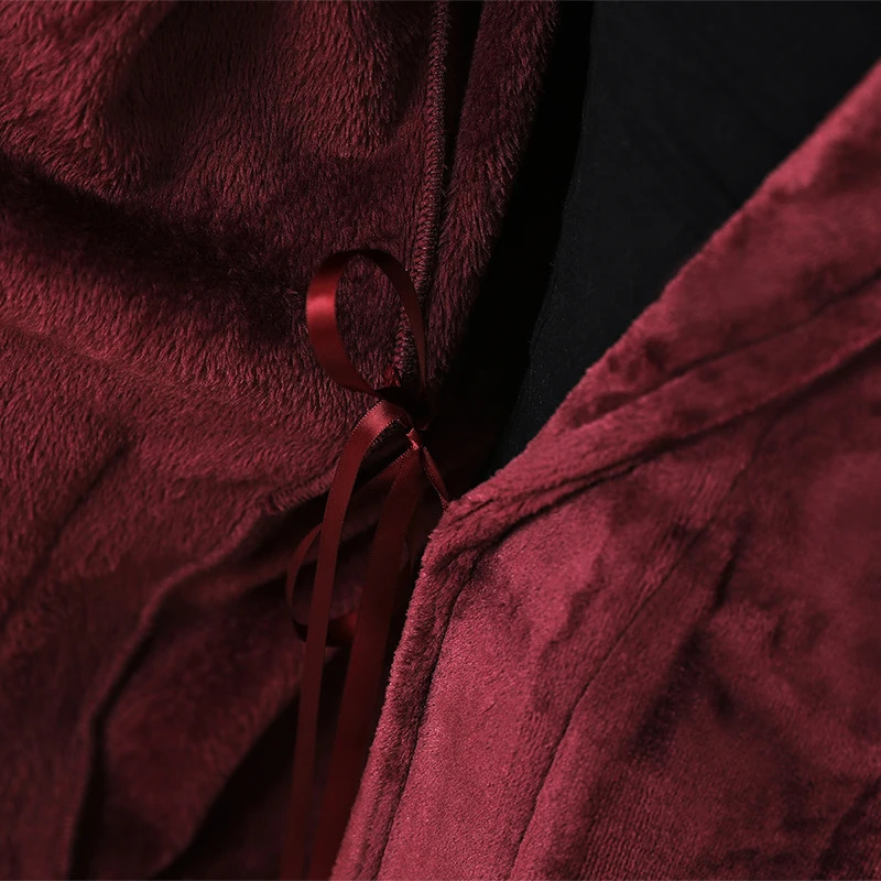 Men's Robes Men Winter Long Hooded Flannel Bathrobe Plus Size Thick Coral Fleece Bath Lovers Cozy Dressing Gown Sleepwear 231102Z