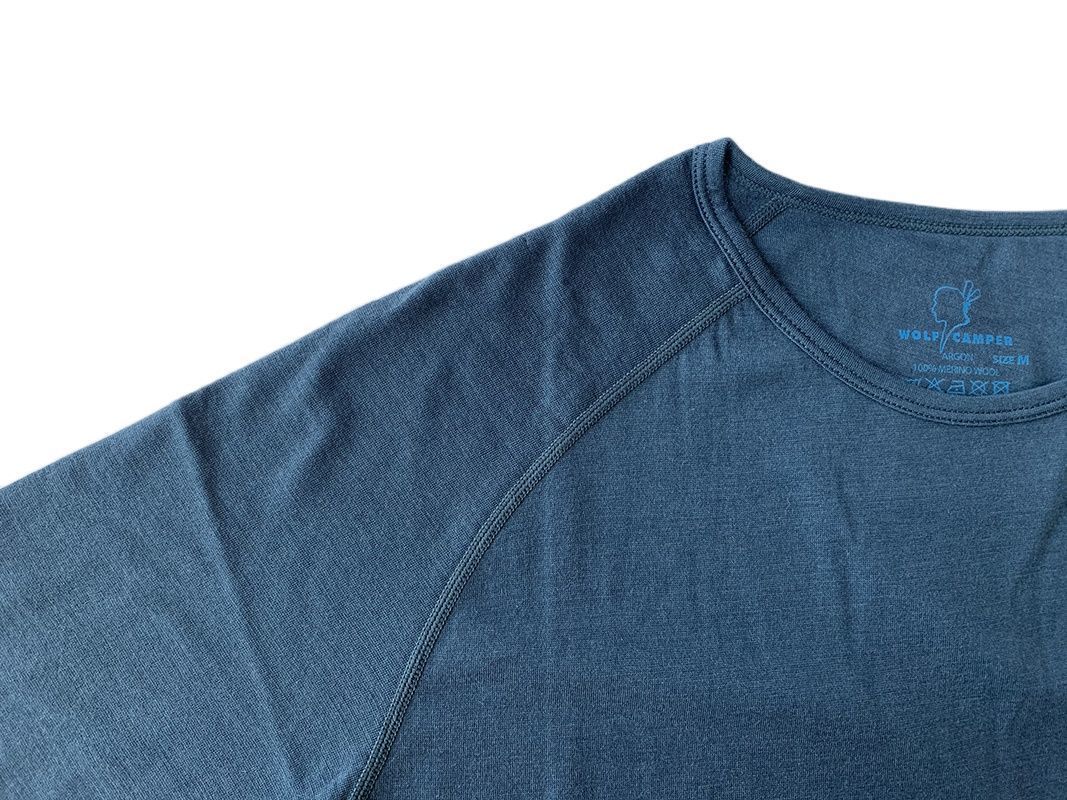 Men's T-Shirts 100% Merino Wool T-shirt Men's Short Sleeve Graphic Tee Crew Premium Merino Wool Underwear Lightweight Base Willow Breathable