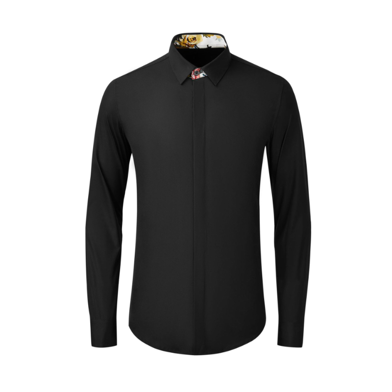 New Autumn Men's Big Flower Leader Patchwork Shirt Pretty Boy Top Europe and America New Color Contrast Fashion Men's Size -4XL, Xy-220450b balck
New Autumn Men's Big Flower Leader Patchwork Shirt Pretty Boy Top Europe and America New Color Contrast Fashion Men's Size -4XL, Xy-220450b balck