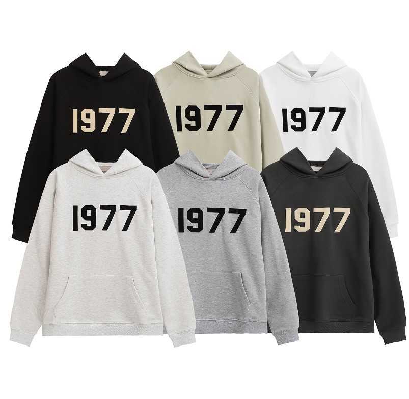 Ess Hoodie Sweatshirts Designer Clothing Fears of God Fog Essen Loose and Casual 1977 Flocked Hoodies for Mens Womens American High Street Thin Hoodie, Shipping fee
Ess Hoodie Sweatshirts Designer Clothing Fears of God Fog Essen Loose and Casual 1977 Flocked Hoodies for Mens Womens American High Street Thin Hoodie, Shipping fee