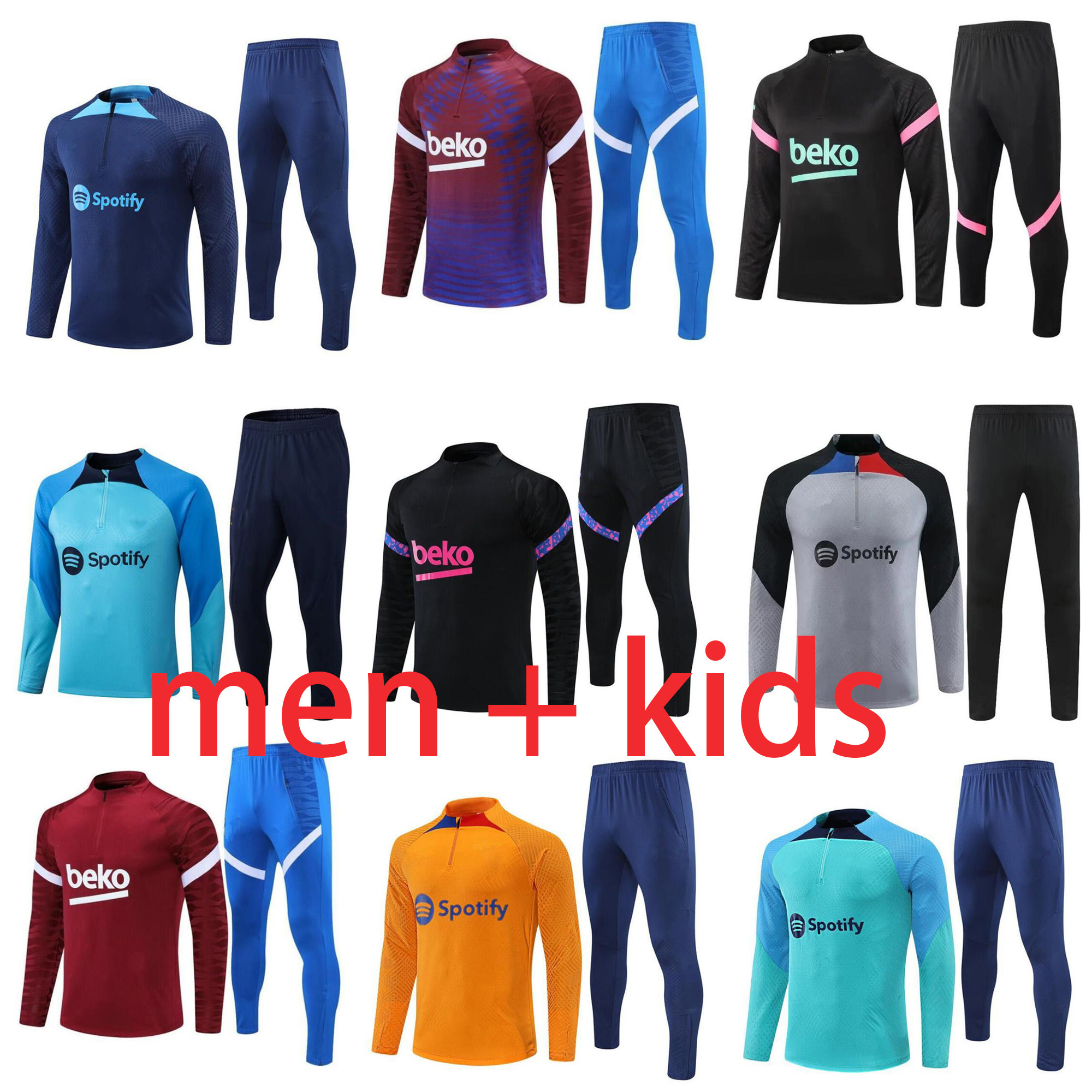 21/22/23 barcelonaS tracksuits men and kids 2022 football TRACKSUIT half zip soccer training suit
21/22/23 barcelonaS tracksuits men and kids 2022 football TRACKSUIT half zip soccer training suit