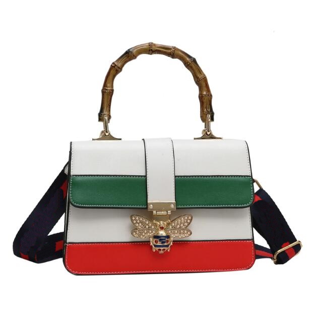 Ho Sale Women Shoulder Bags Contrast Color Splicing Little bee Bag Fashion Designer Handbag Casual Shoulder PINK MessengerBag Sac Femme, Red 2# 21 cm
Ho Sale Women Shoulder Bags Contrast Color Splicing Little bee Bag Fashion Designer Handbag Casual Shoulder PINK MessengerBag Sac Femme, Red 2# 21 cm