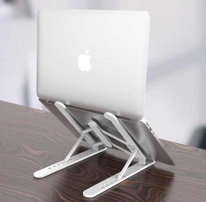 Aluminum Alloy Laptop Holder Folding Notebook Holder For macbook Lenovo HP Adjustable Height Computer Cooling Bracket