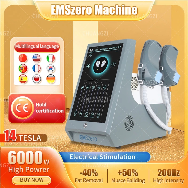 The New EMSzero No-Needle Mesotherapy Device DLS-EMSlIM Neo 14 Tesla Hi-emt Machine With 4 Handles NEO With Pelvic Stimulation Pads Optional
The New EMSzero No-Needle Mesotherapy Device DLS-EMSlIM Neo 14 Tesla Hi-emt Machine With 4 Handles NEO With Pelvic Stimulation Pads Optional