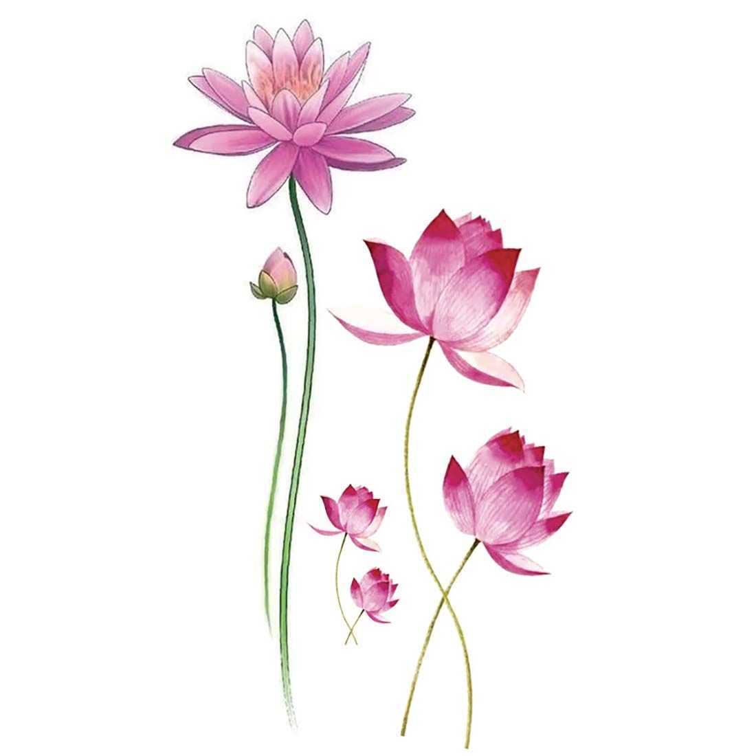 5 PC Temporary Tattoos Tattoo Stickers Female Sexy Waterproof Men Women Lasting Temptation Dirty Word Alternative Text Stickers Leg Body Art Accessory