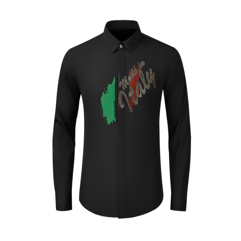 New Arrival High Quality Autumn Winter Product Letter Diamond Green Dot Printed Shirt Beautiful Fashion Size L LX 2XL 3XL 4XL, Xy-220449b black
New Arrival High Quality Autumn Winter Product Letter Diamond Green Dot Printed Shirt Beautiful Fashion Size L LX 2XL 3XL 4XL, Xy-220449b black