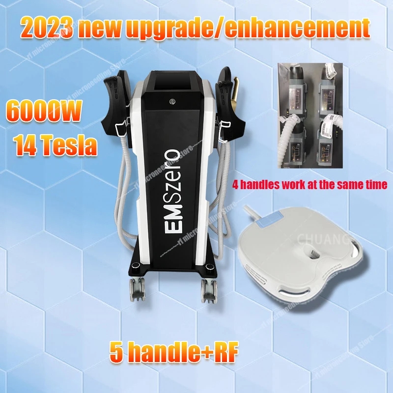 New DLS-EMSlim Sculpt RF NEO Nova 14 Tesla Power 6500W hi-emt 4 Pcs Handles With Pelvic Stimulation Pads Optional EMSzero
New DLS-EMSlim Sculpt RF NEO Nova 14 Tesla Power 6500W hi-emt 4 Pcs Handles With Pelvic Stimulation Pads Optional EMSzero