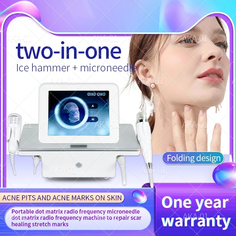 2 In 1 Rf Fractional Microneedling Stretch Marks Removal Anti-Wrinkle Machine Cold Hammer Machine Shrinks Pores Tighten Skin Ce
2 In 1 Rf Fractional Microneedling Stretch Marks Removal Anti-Wrinkle Machine Cold Hammer Machine Shrinks Pores Tighten Skin Ce
