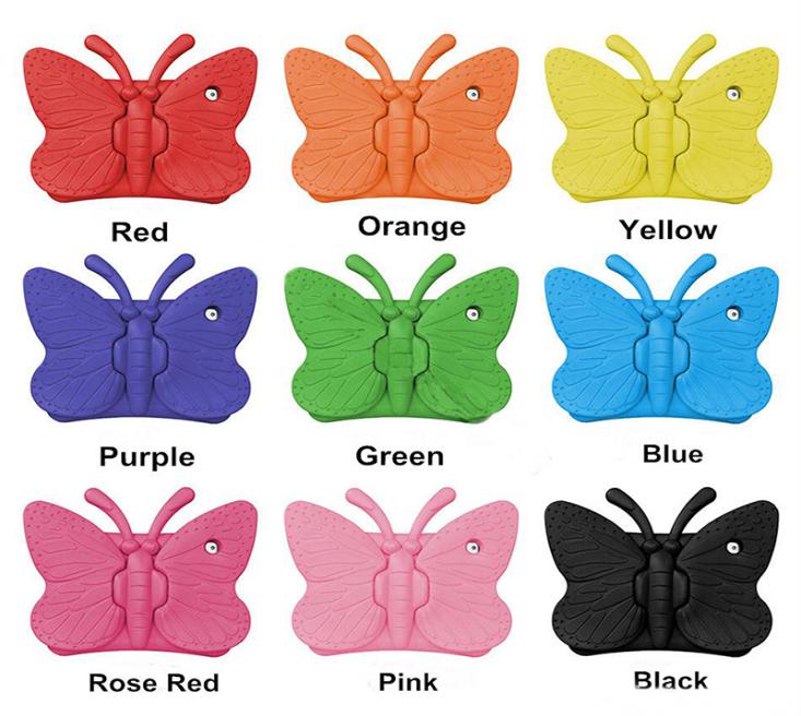 3D Cartoon Shockproof Butterfly EVA Kids Tablet Case for ipad pro 11 2/3/4 air 2 9.7 10.2 10.5 mini 6 1/2/3/4/5